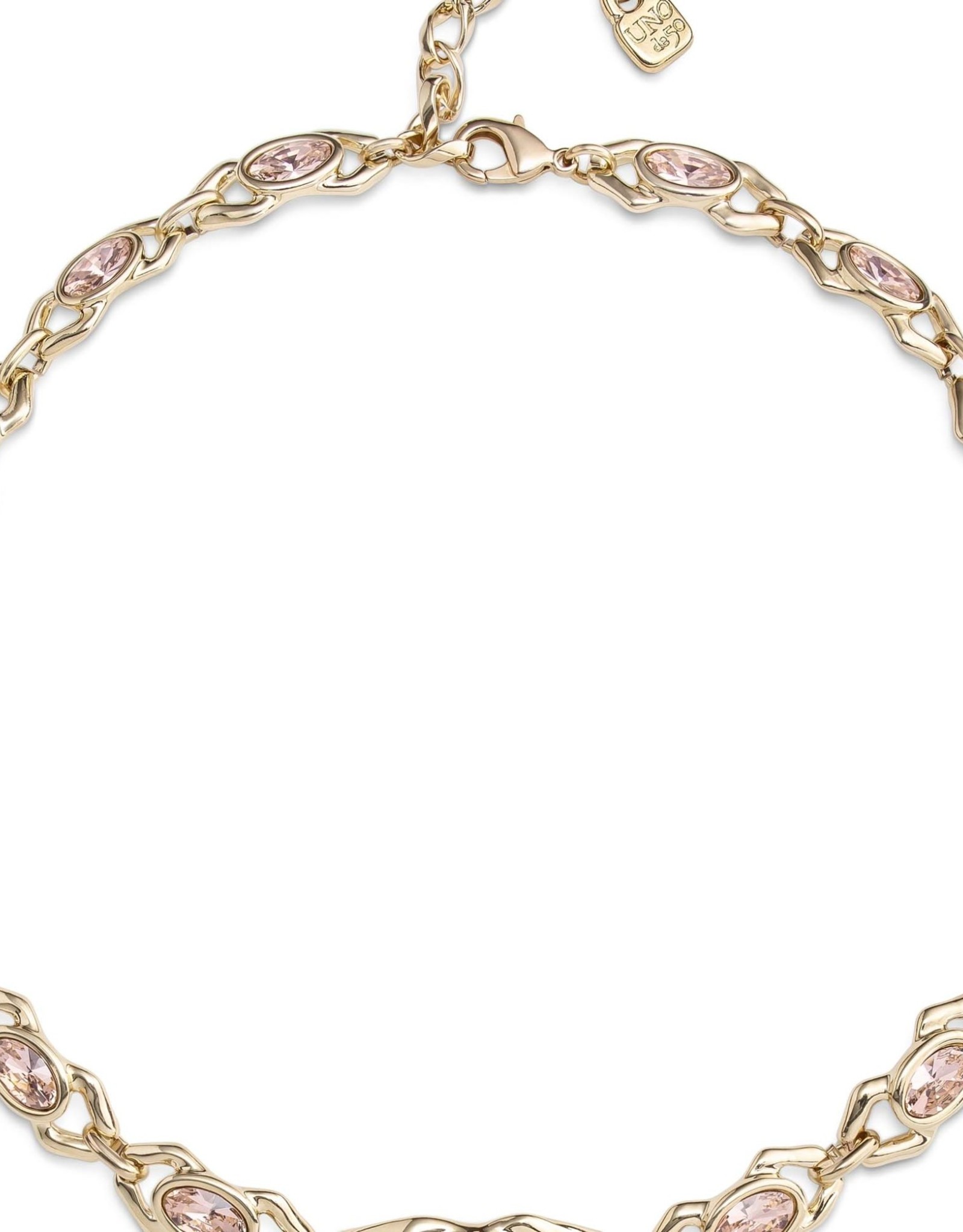 UNOde50 UNOde50 Madame Necklace Gold/Pink