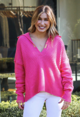 J. Marie J. Marie Kylie Hot Pink Sweater