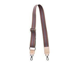 Consuela Consuela Grey Webbing Crossbody Strap