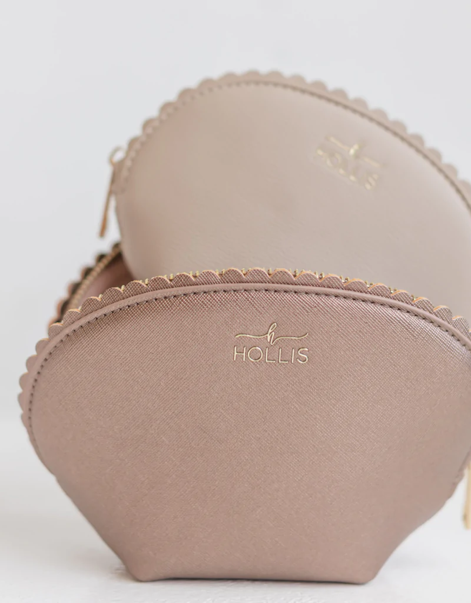 Hollis  Lux Weekender Bag in Nude