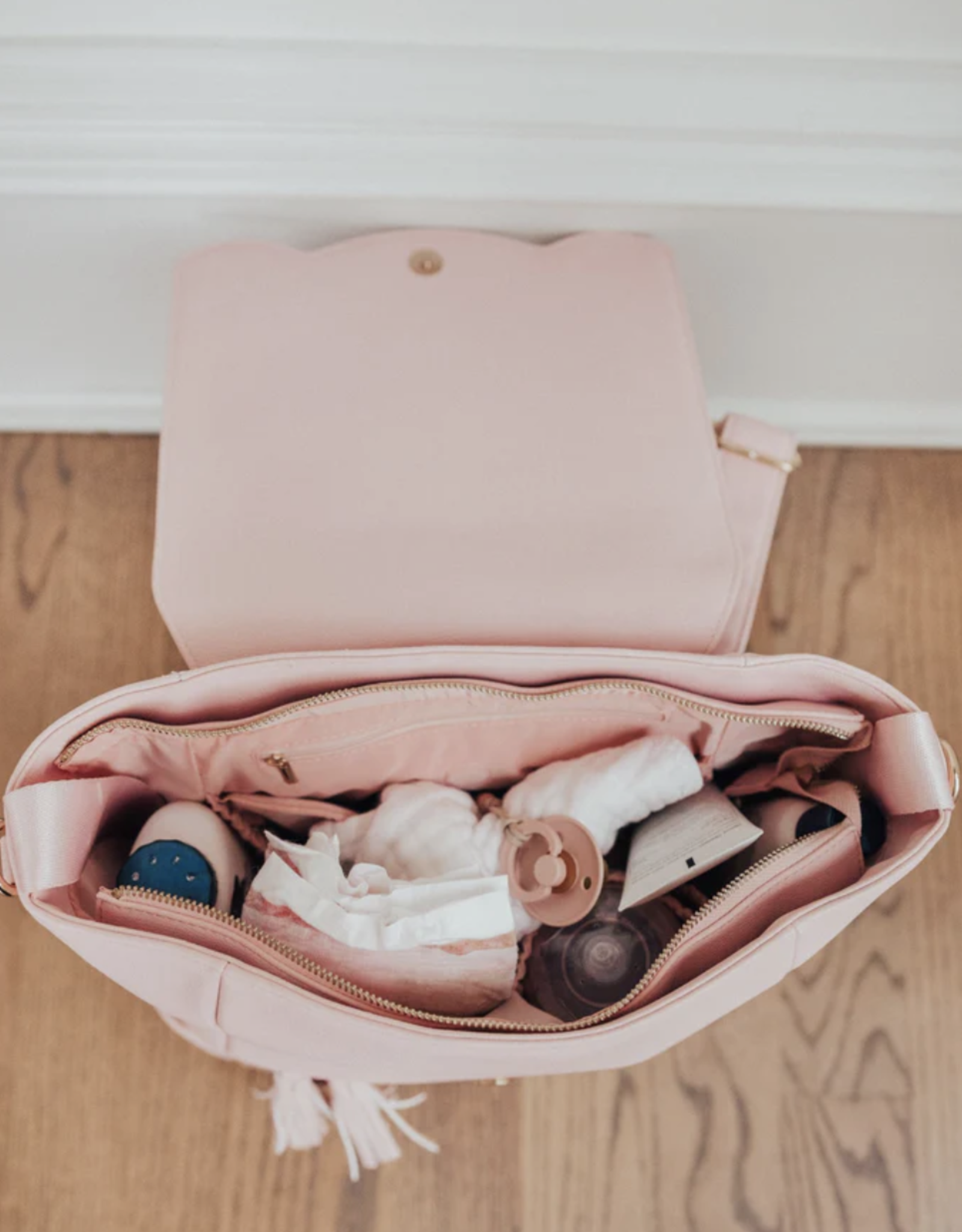 Hollis Diaper Bag – Pink & Blue Avenue