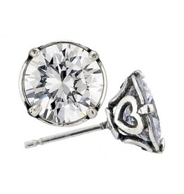 Brighton Brighton Brilliance 8MM Post Earrings Silver