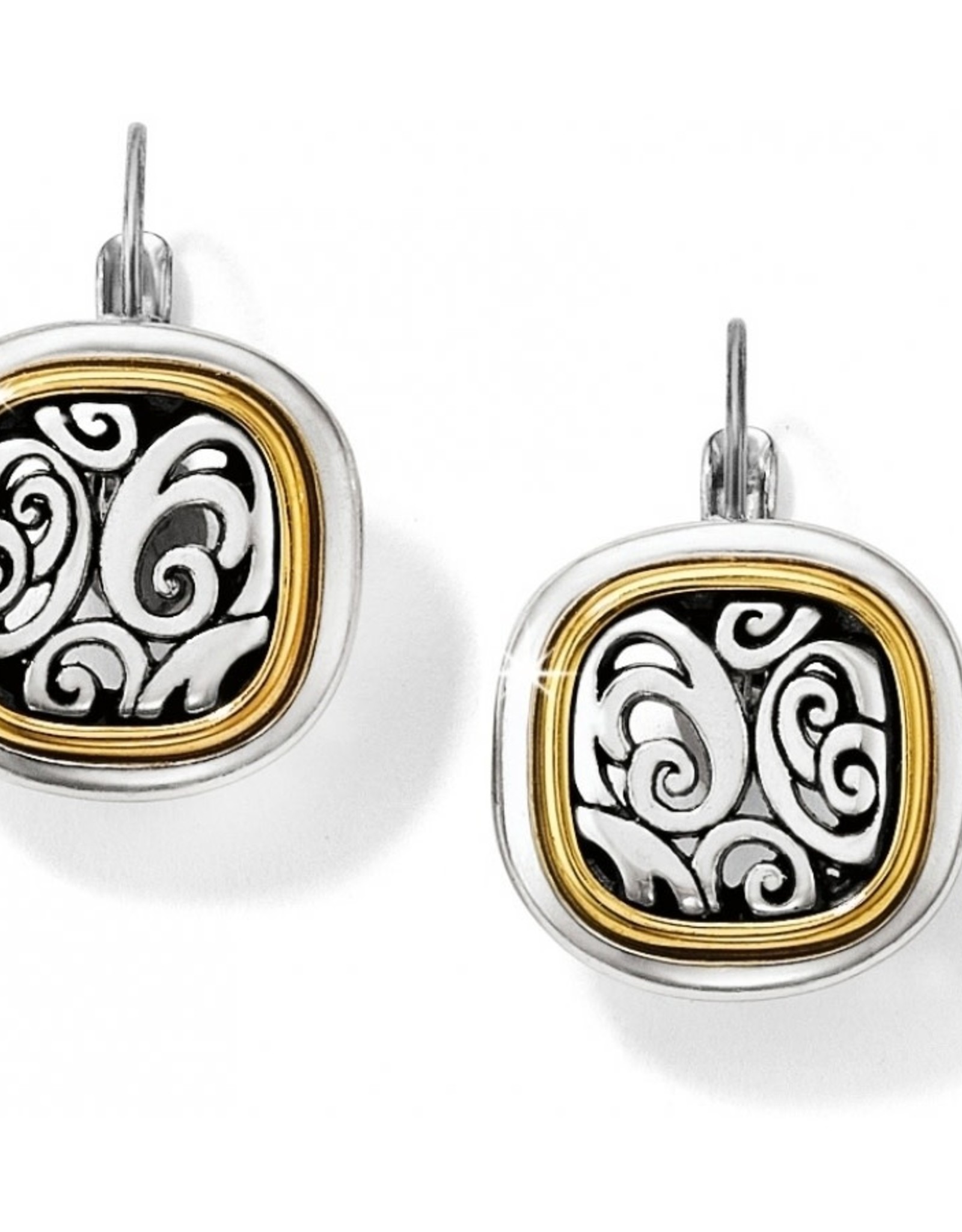 Brighton Brighton Spin Master Gold/Silver Leverback Earring