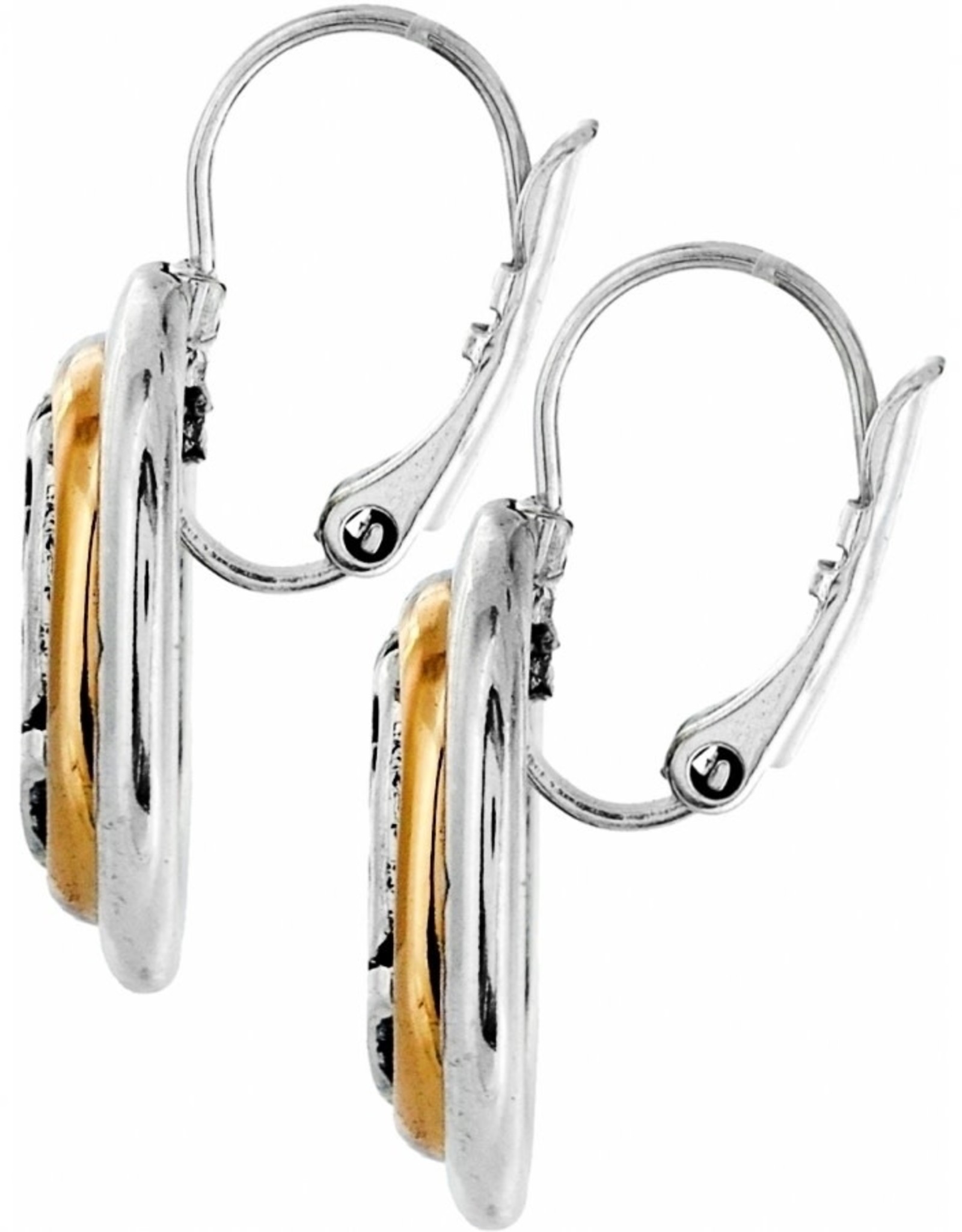 Brighton Brighton Spin Master Gold/Silver Leverback Earring