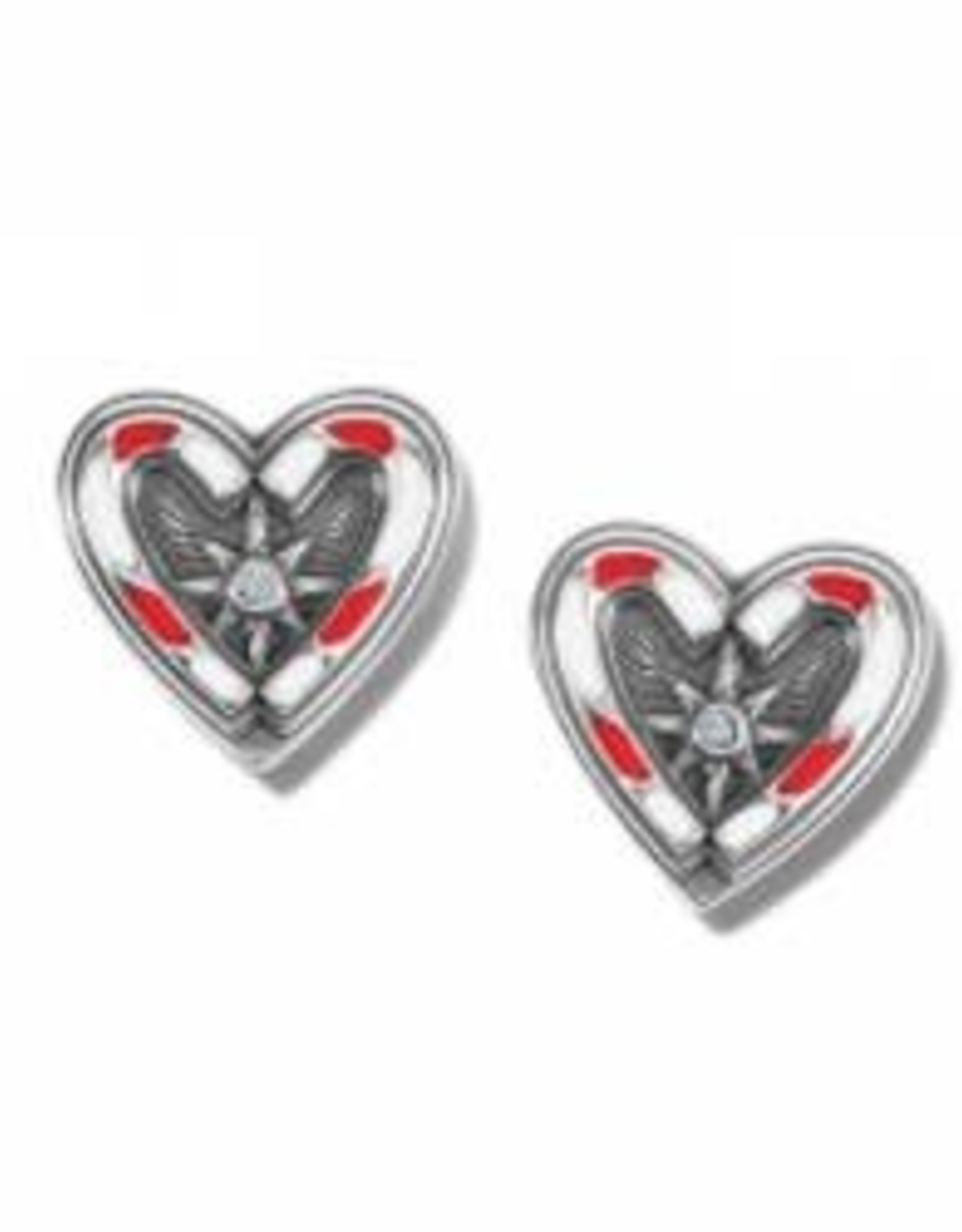 Brighton Brighton Candy Cane Sweetheart  Post Earrings