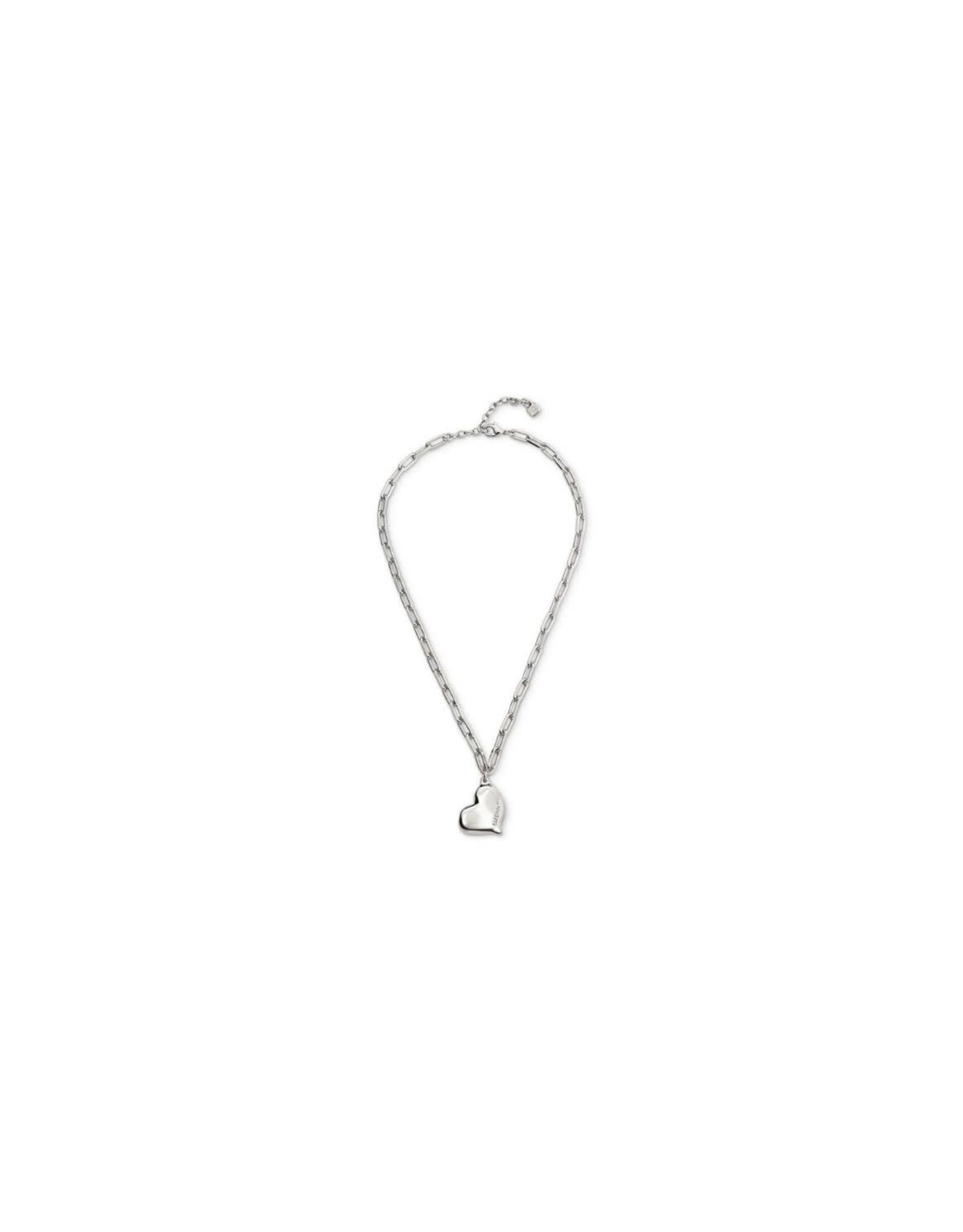 UNOde50 UNOde50 Heartbeat Necklace Silver