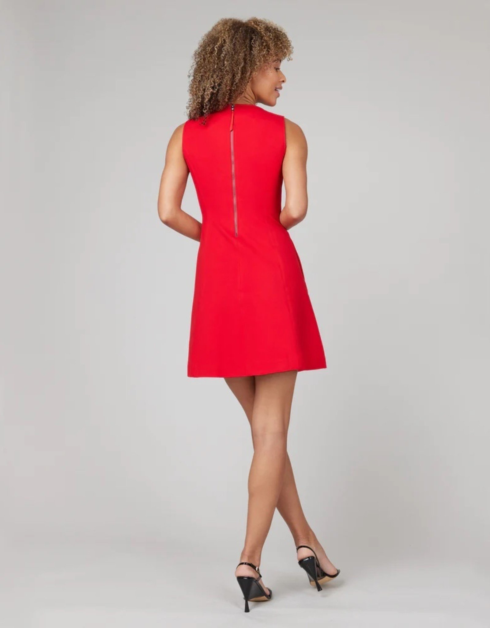 Spanx Spanx Perfect Fit & Flare Dress Red