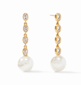 Julie Vos Julie Vos Charlotte Pearl Statement Earring CZ