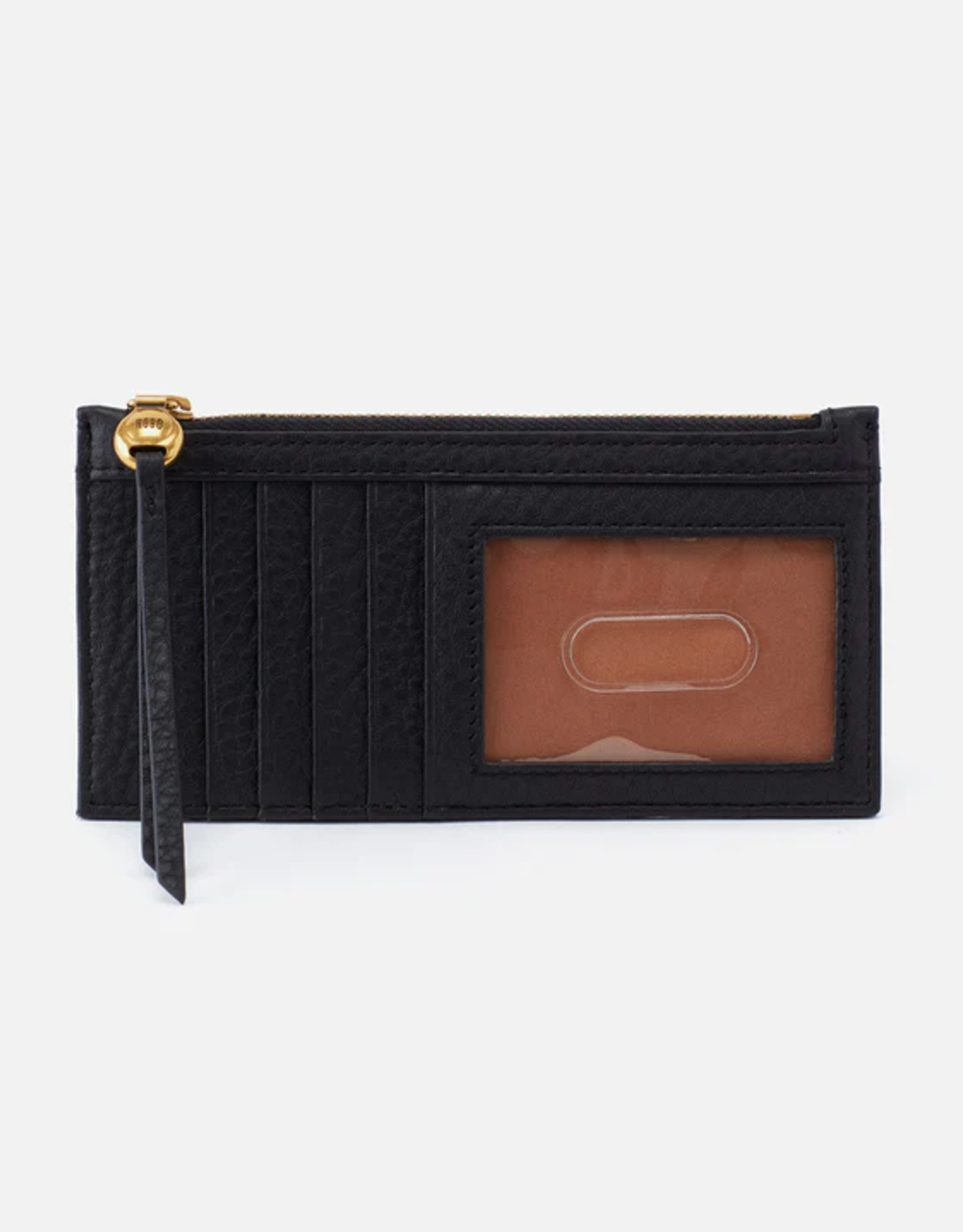 HOBO Hobo Carte Card Case Pebbled Black