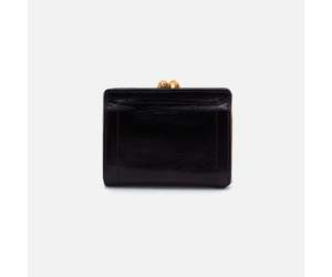 Hobo Violet Small Kisslock Wallet Handbags Black : One Size