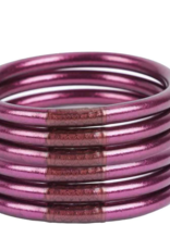 BuDhaGirl LLC BuDhaGirl All Weather Bangles Set of 6  Amythyst