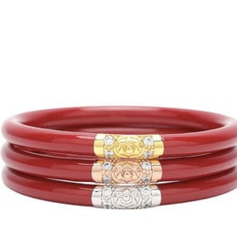 BuDhaGirl LLC BuDhaGirl Three Kings All Weather Bangles Red