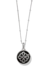 Brighton Brighton Interlok Noir Reversible Necklace