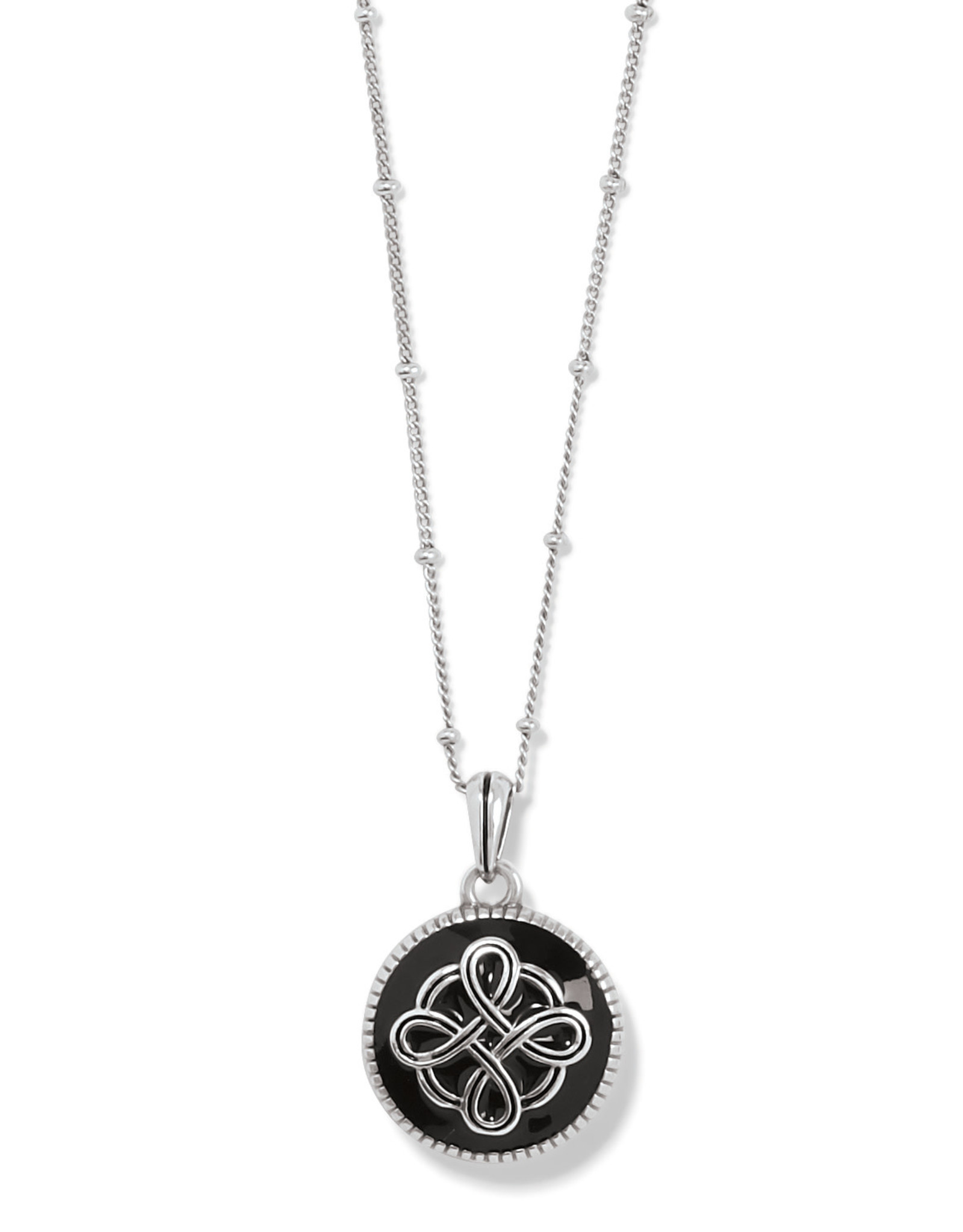 Brighton Brighton Interlok Noir Reversible Necklace