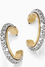 Brighton Brighton Venezia Hoop Post Earrings Silver-Gold