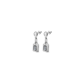 UNOde50 UNOde50 Lock Silver Earrings