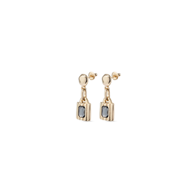 UNOde50 UNOde50 Lock Gold Earrings UNOde50 UNOde50 Lock Gold Earrings