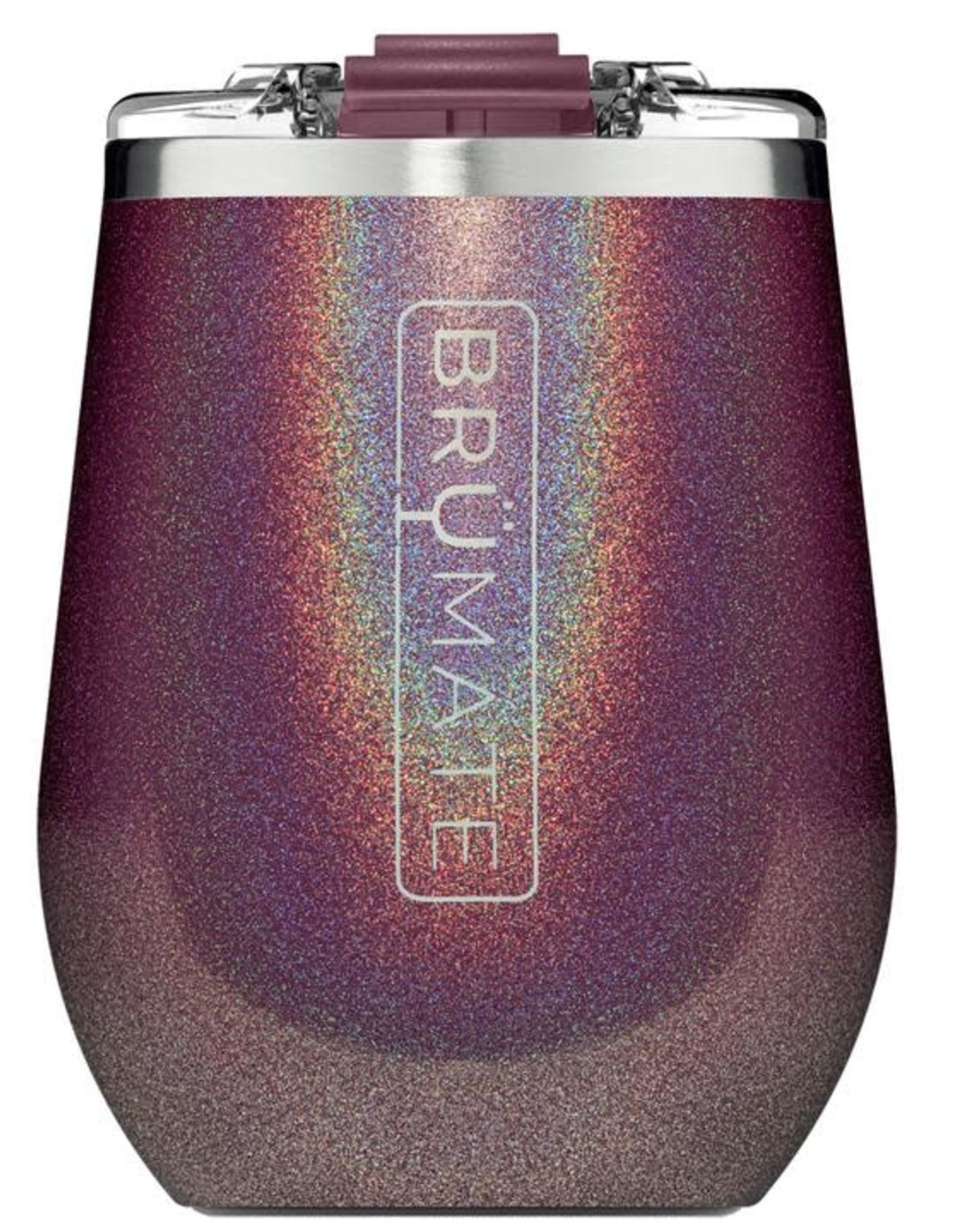 BruMate Uncork'D Wine Tumbler - Glitter Rainbow - STB Boutique