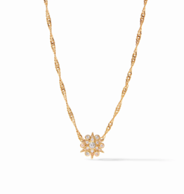 Julie Vos Julie Vos Celeste Demi Solitaire Necklace CZ