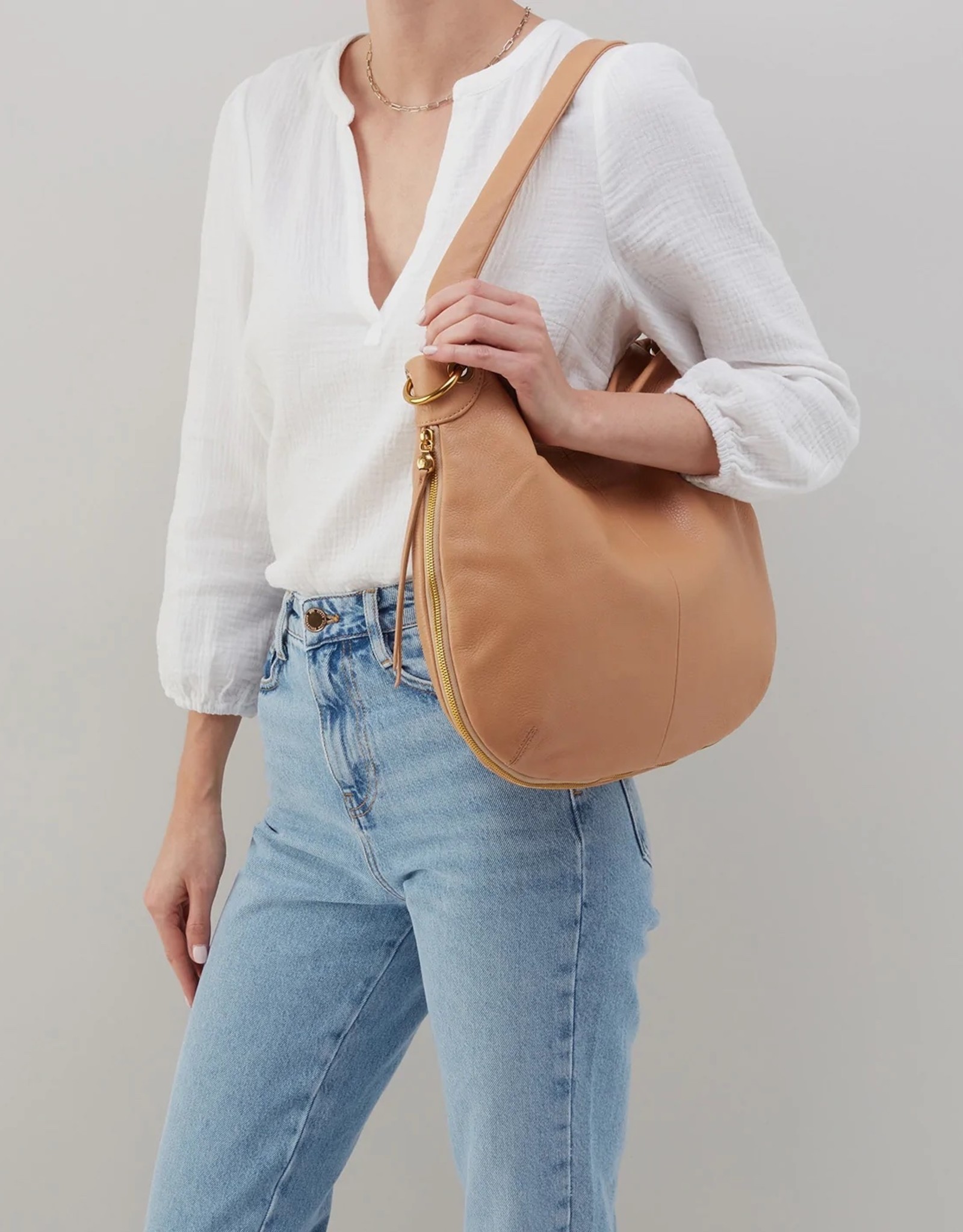 HOBO HOBO Fern Hobo Shoulder Bag  Sandstorm