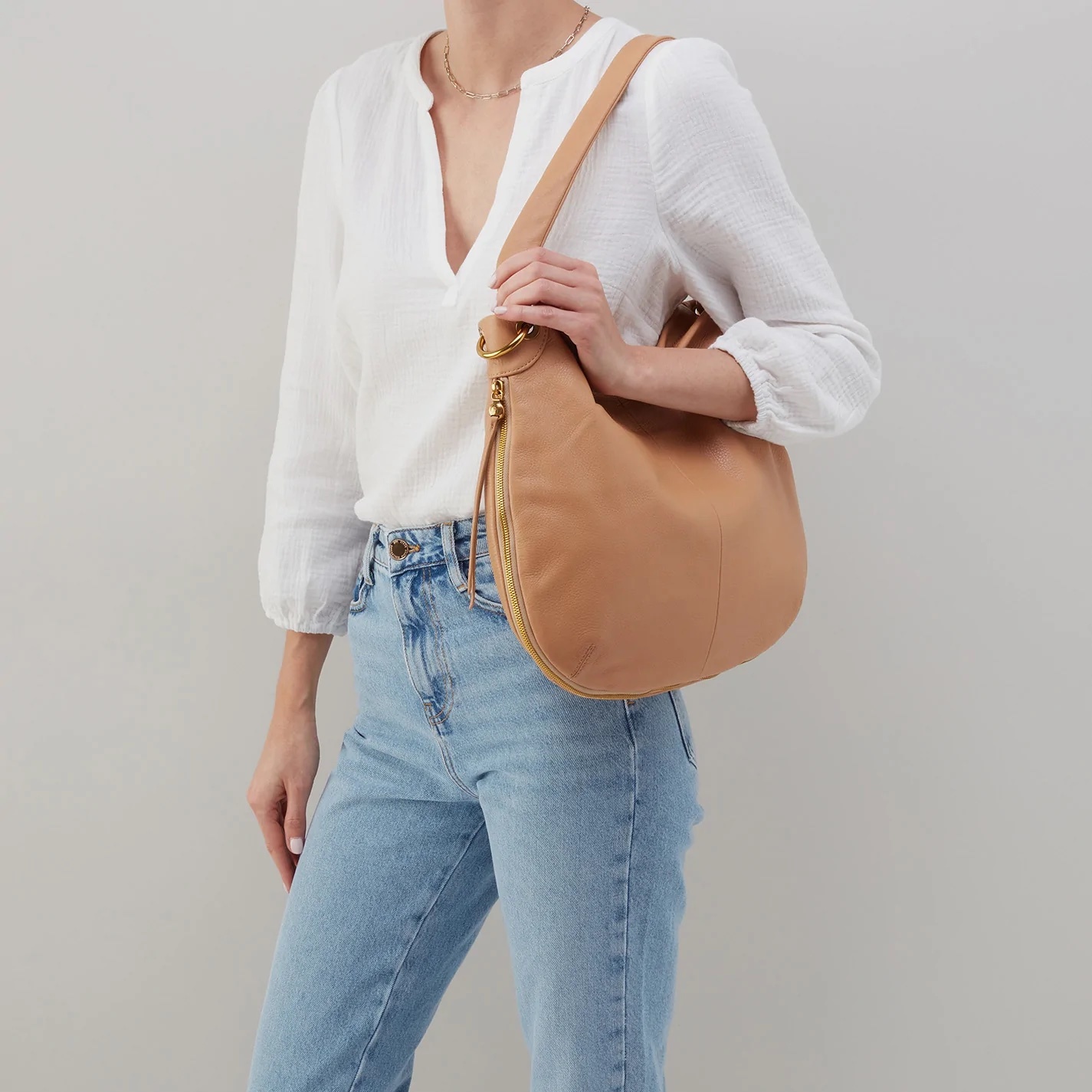 HOBO Fern Hobo Shoulder Bag Sandstorm Pretty Please Houston Pretty