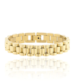 Kikichic Watch Strap Link Bracelet Gold 16cm