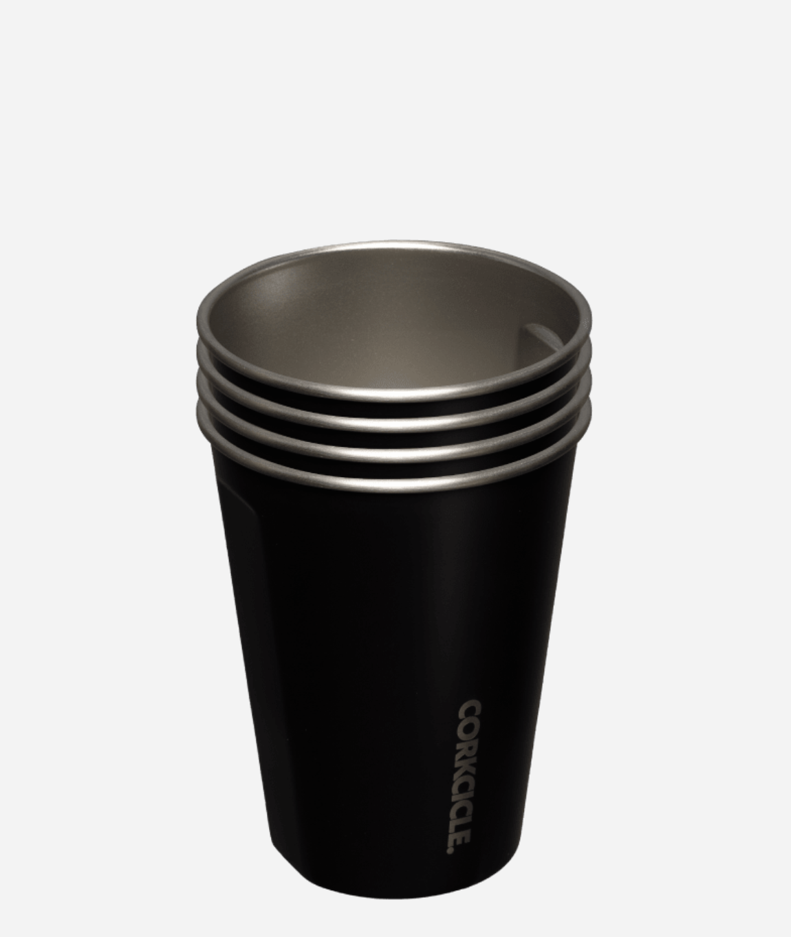 Corkcicle Eco Stacker - 18oz 4-Pack - Matte Black