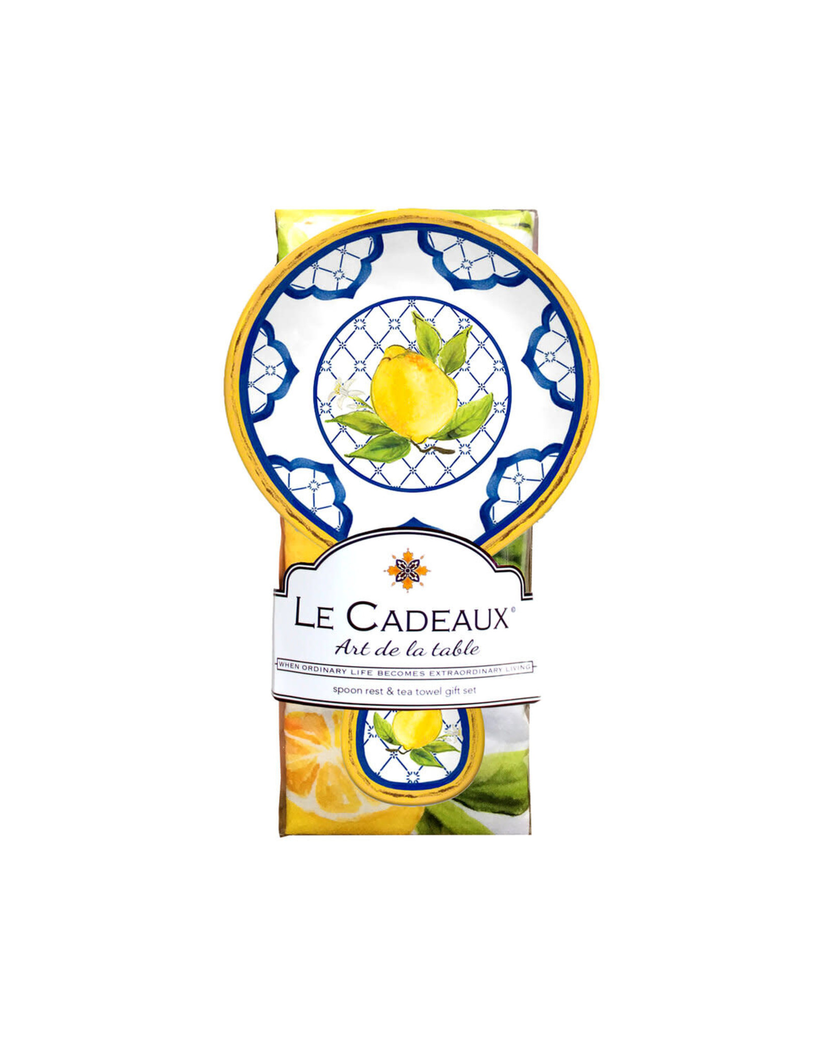 Le Cadeaux Le Cadeux Spoon Rest With Tea Towel