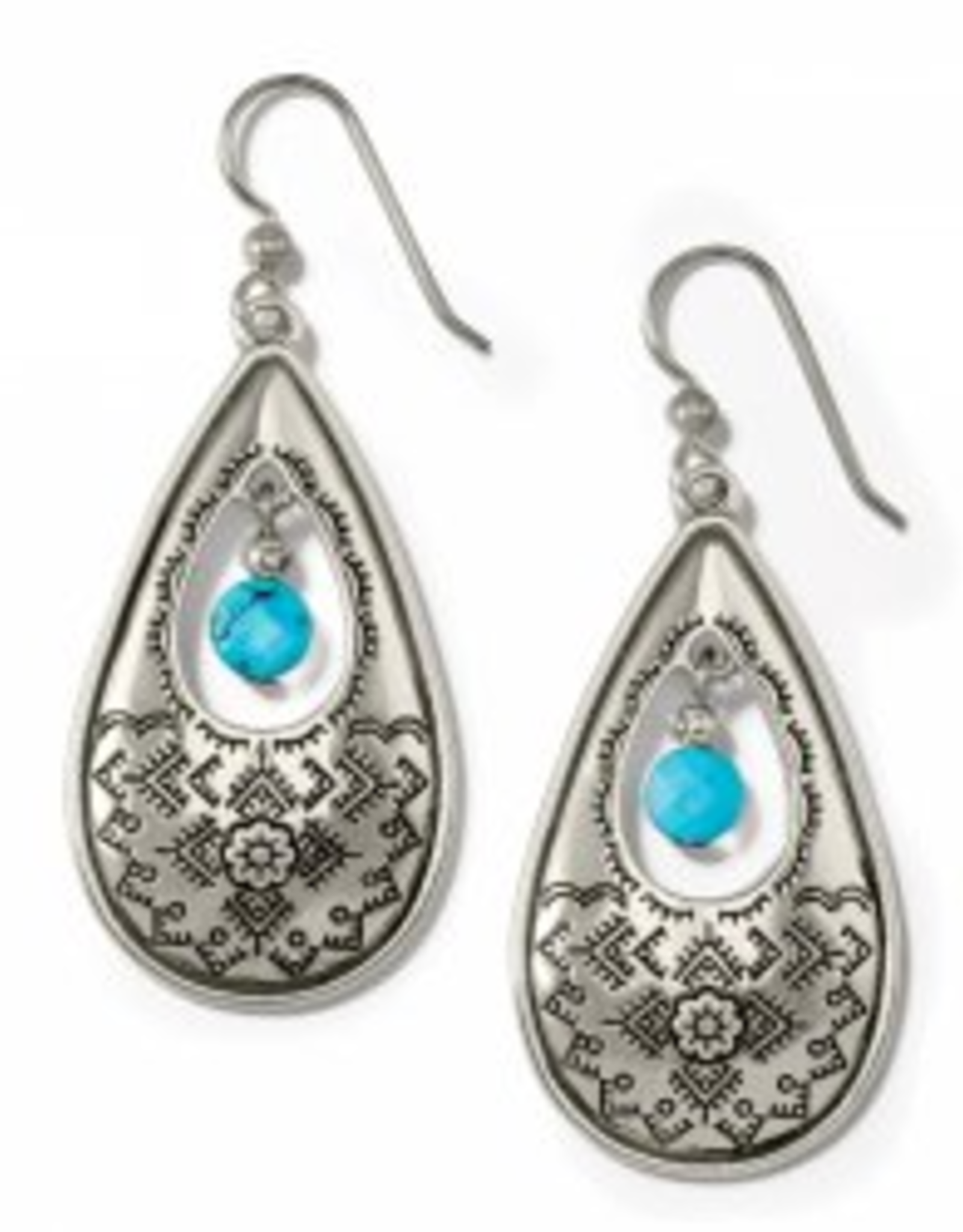 Brighton Brighton Mosaic Teardrop FR Wire Earring