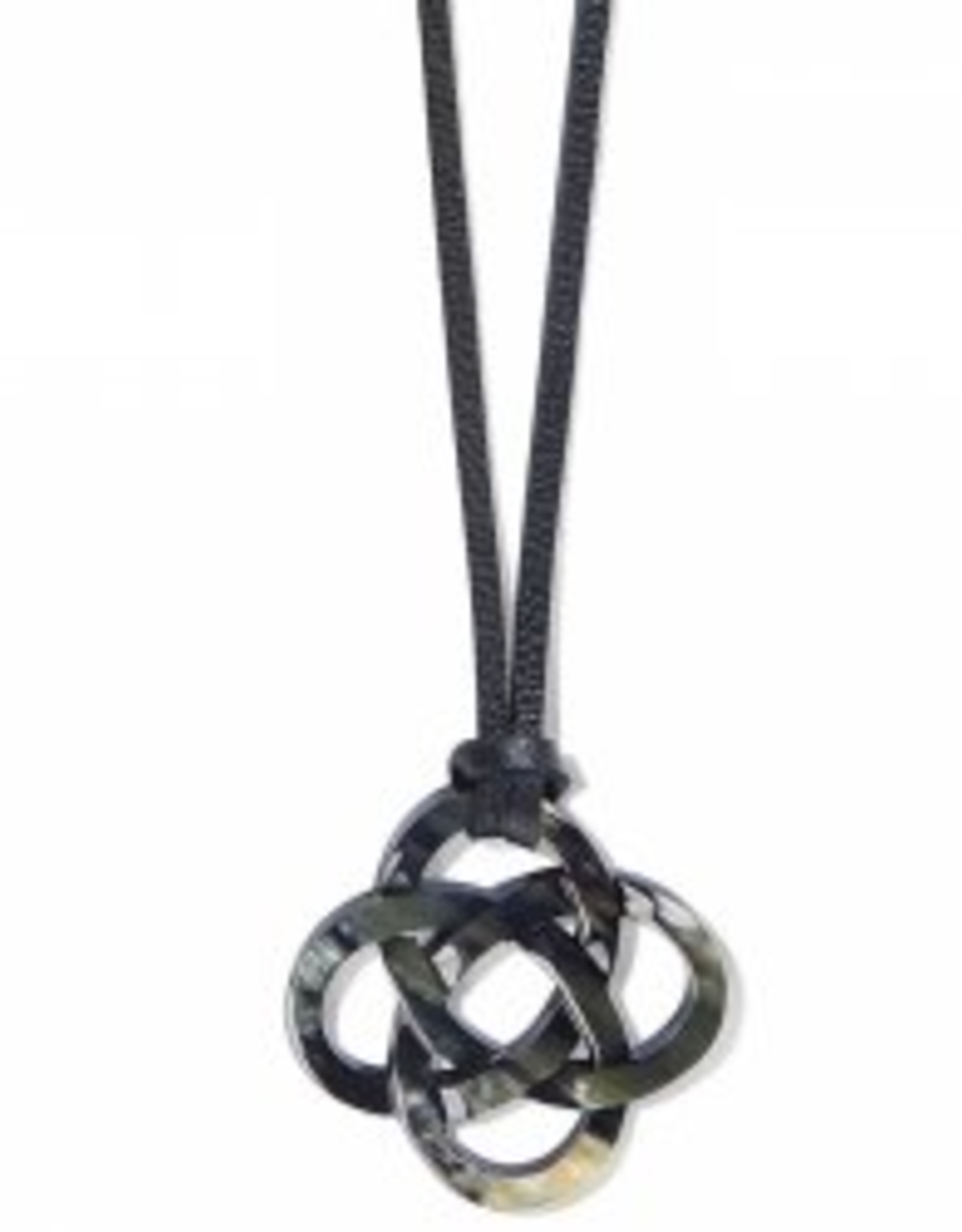 Brighton Brighton Interlok Blk Horn Necklace