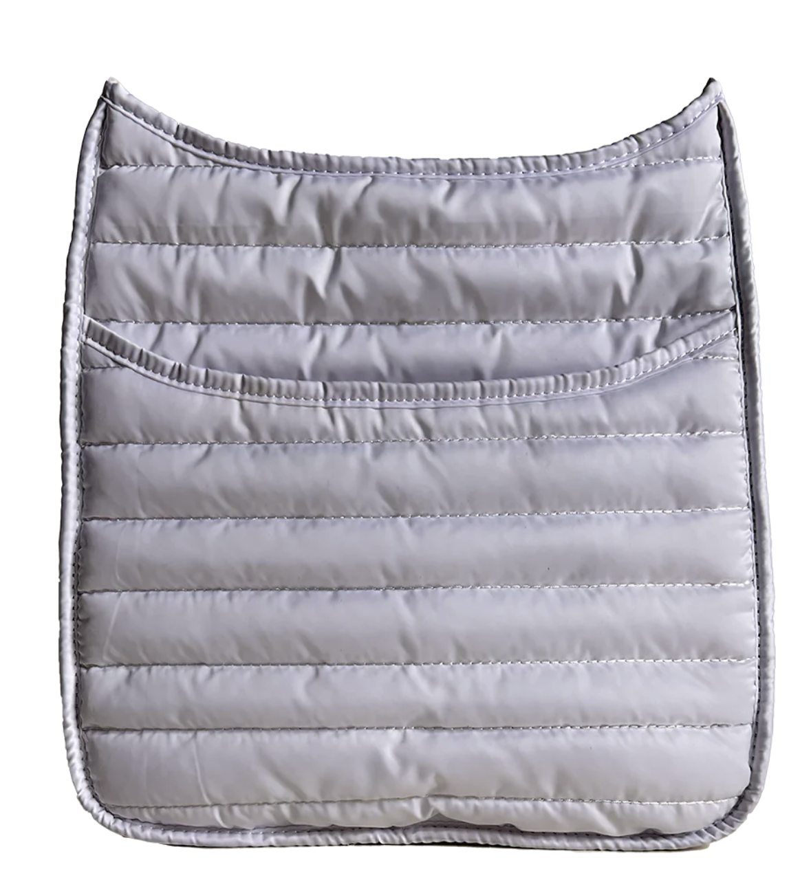 Ahdorned puffy messenger bag hotsell