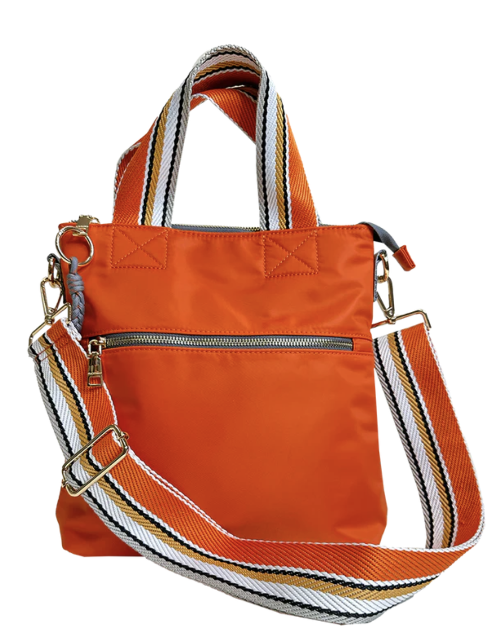 Ahdorned Nadine Nylon Crossbody Orange