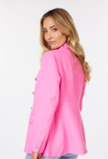 Esqualo Esqualo Hot Pink Boucle Blazer