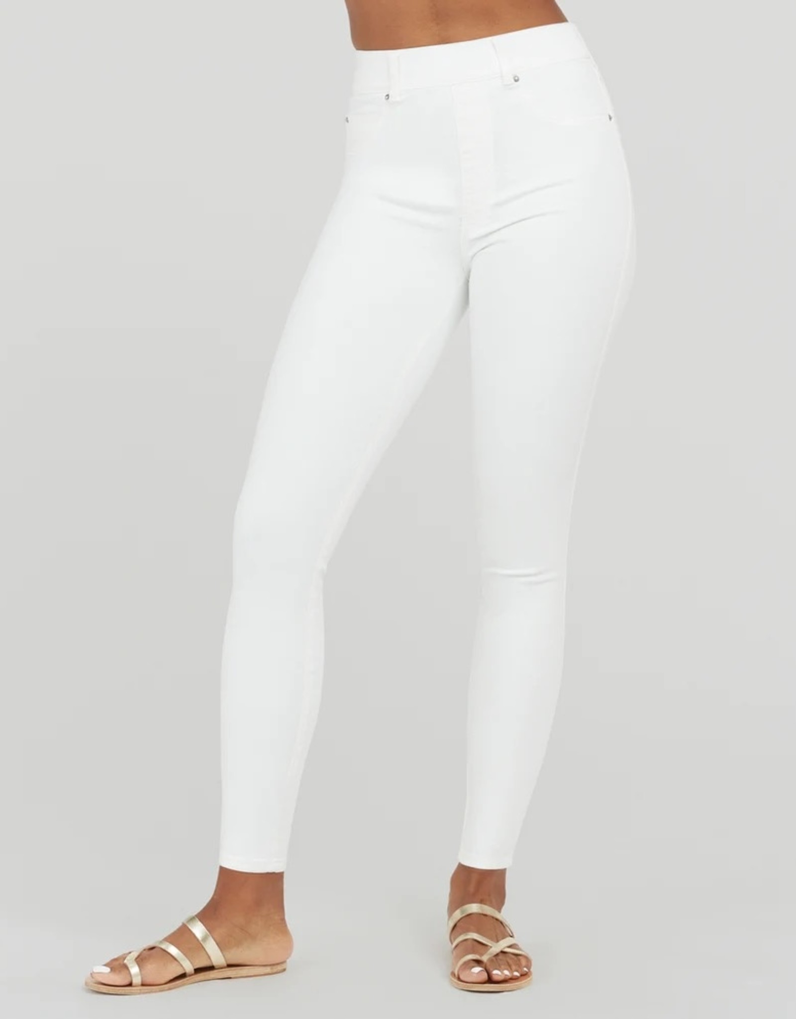 SPANX White Distressed Skinny Jeans - Macy's