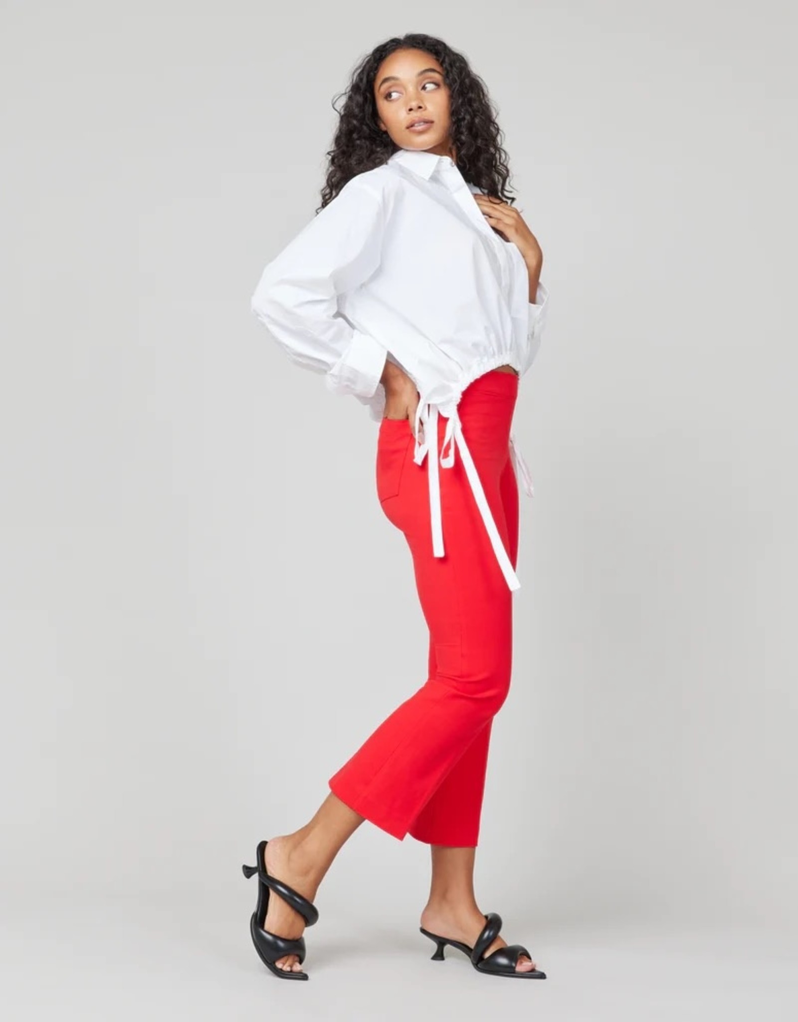 Spanx Flare Pants In Red, Purple Door Boutique