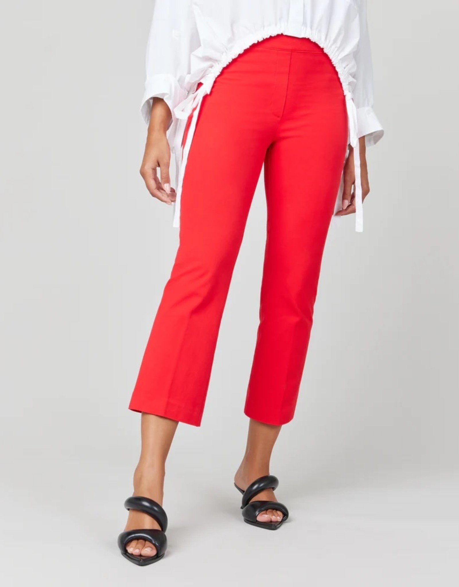Spanx Size S Red Cotton & Rayon Kick Flare Stretch Waist Pants — Labels  Resale Boutique
