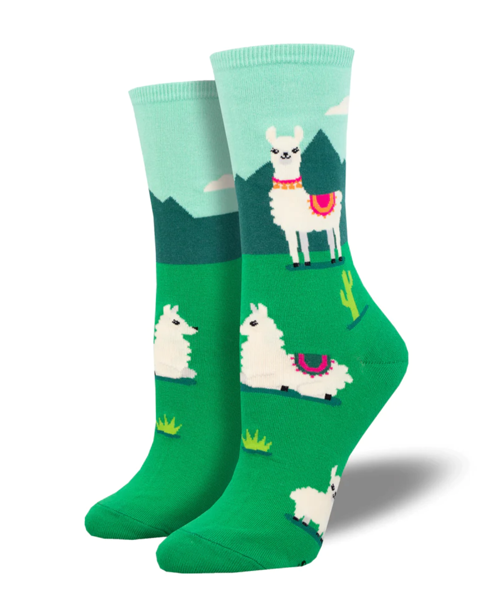 Socksmith Women's Yo Llama Mint Socks