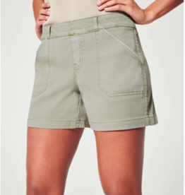 Spanx Spanx 4" Stretch Twill Short Olive Oil