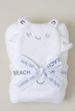 Barefoot Dreams Barefoot Dreams  Toddler Hooded Towel/Washcloth Sea Salt