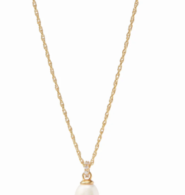 Julie Vos Julie Vos Celeste Pearl Solitaire Necklace