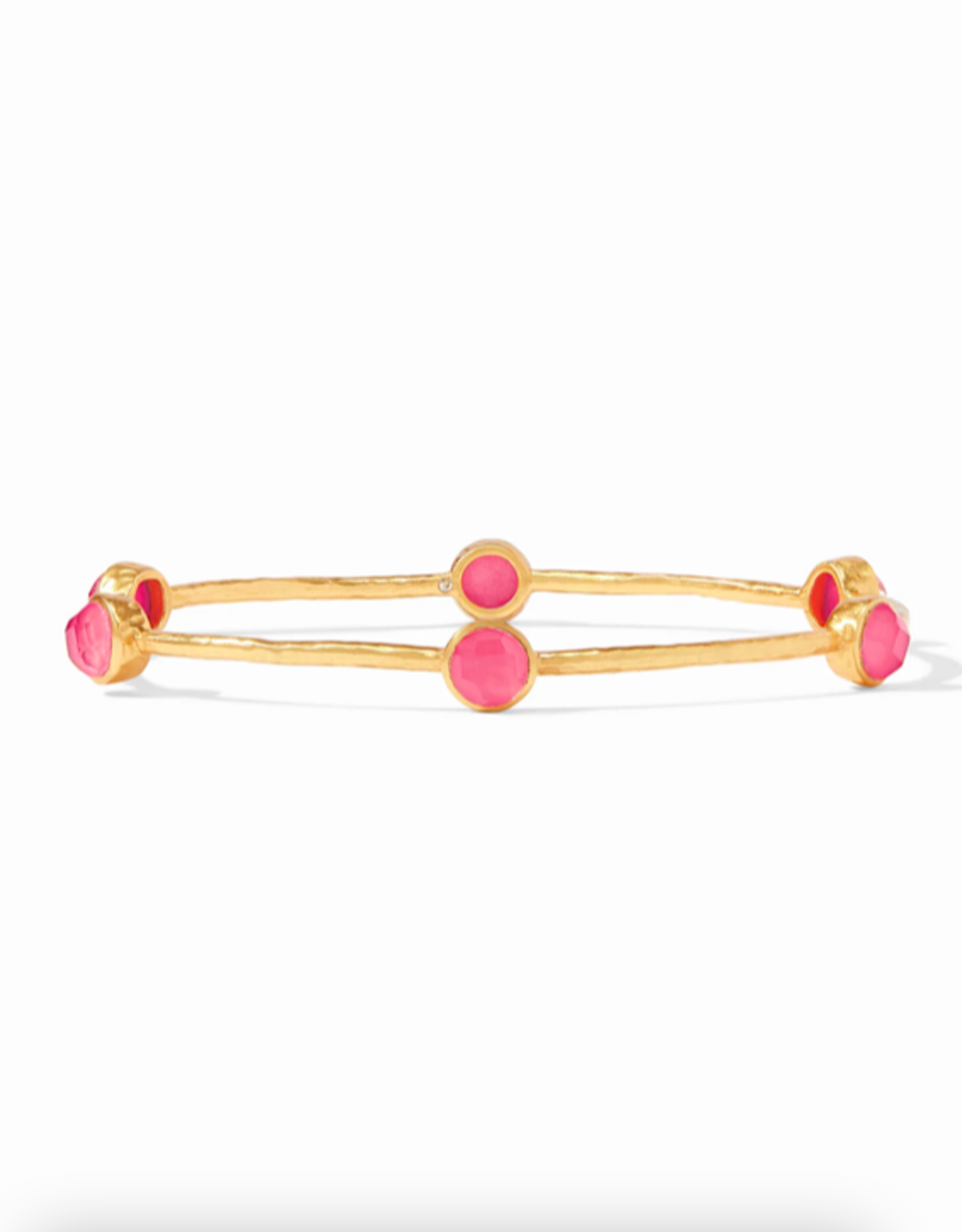 Julie Vos Julie Vos Milano Luxe Bangle Peony Pink