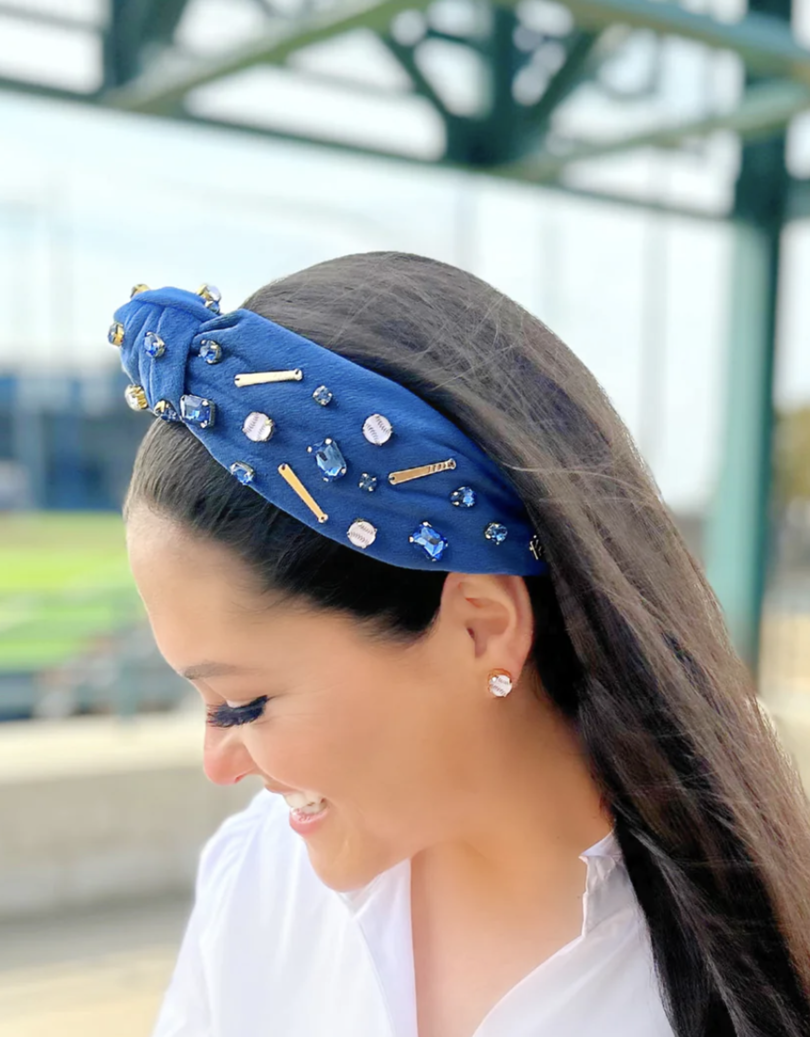 Brianna Cannon Brianna Cannon Fan Gear Baseball Headband Blue