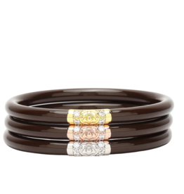 BuDhaGirl LLC BuDhaGirl Chocolate Three Kings All Weather Bangles