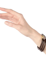 BuDhaGirl LLC BuDhaGirl Chocolate Three Kings All Weather Bangles
