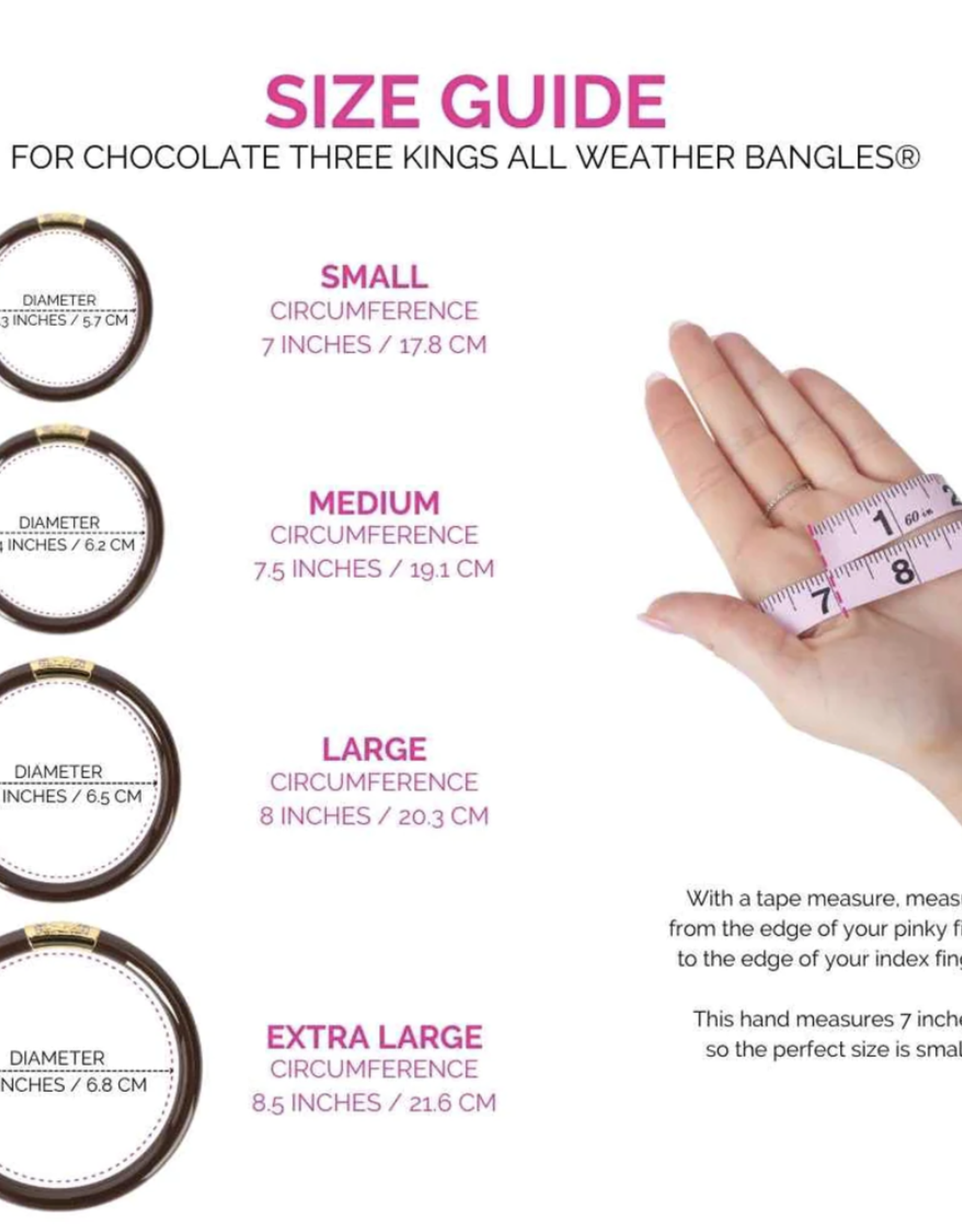 BuDhaGirl LLC BuDhaGirl Chocolate Three Kings All Weather Bangles