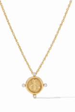 Julie Vos Julie Vos Bee Cameo Solitaire Necklace