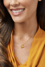 Julie Vos Julie Vos Bee Cameo Solitaire Necklace