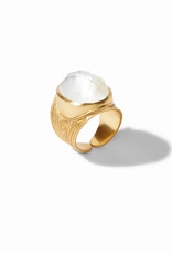 Julie Vos Julie Vos Verona Statement Ring Crystal Clear Sz. 7