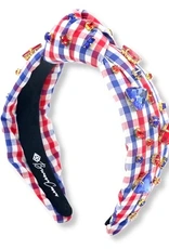 Brianna Cannon Brianna Cannon Red, White & Blue Gingham Headband