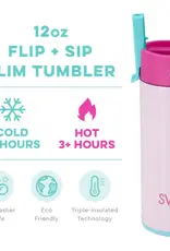 Swig Swig Cotton Candy Flip + Sip Slim Tumbler (12oz)